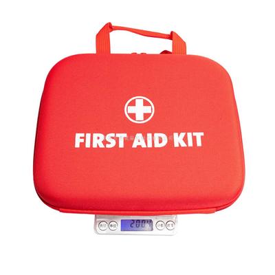 红色医疗用品急救包 家庭与户外安全守护者